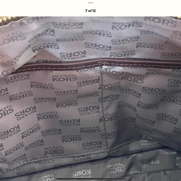 Michael Kors Large Canvas and Leather Harness Grab Handbag - Picture 10 of 16